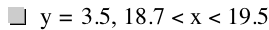 y=3.5,18.7<x<19.5