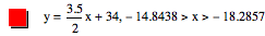 y=3.5/2*x+34,-14.8438>x>-18.2857