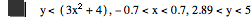 y<[3*x^2+4],-0.7<x<0.7,2.89<y<5