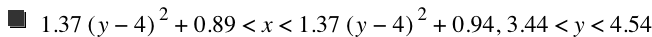 1.37*[y-4]^2+0.89<x<1.37*[y-4]^2+0.9399999999999999,3.44<y<4.54